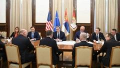 VUČIĆ SA PREDSTAVNICIMA KOMPANIJE BEHTEL: Informisali predsednika o napredovanju radova na budućem ponosu Srbije!