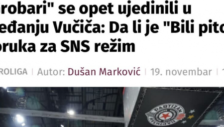 TAJKUNSKI MEDIJI I NJIHOV GAZDA JOŠ JEDNOM PORUČUJU: Podržavamo Velju Nevolju i Marka Mesara protiv Vučića (FOTO)