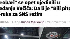 TAJKUNSKI MEDIJI I NJIHOV GAZDA JOŠ JEDNOM PORUČUJU: Podržavamo Velju Nevolju i Marka Mesara protiv Vučića (FOTO)