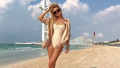 POSLAO JOJ PIĆE I CVEĆE Milica Pavlović uslikana sa slavnim fudbalerom (FOTO)