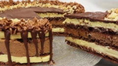 NAJLEPŠA STARINSKA POSLASTICA Boemska torta, ukusna, kremasta, prefinjena
