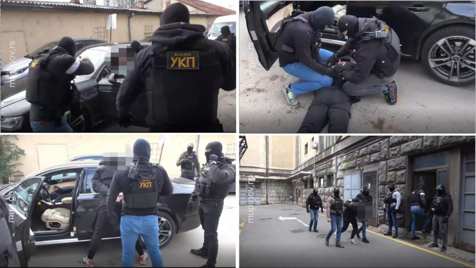 PRESRETNUT LUKSUZNI AUTOMOBIL Ovako je izgledala akcija hapšenja dilera zbog 100 kg kokaina (FOTO, VIDEO)