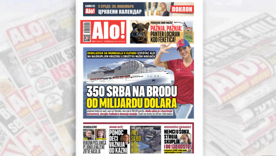 350 SRBA NA BRODU OD MILIJARDU DOLARA Izveštač Alo! na najskupljem kruzeru u društvu naših navijača