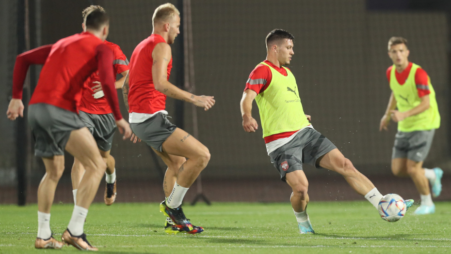 IMA LI RAZLOGA ZA BRIGU? Srbija bez pola tima trenirala posle Kameruna (FOTO GALERIJA)