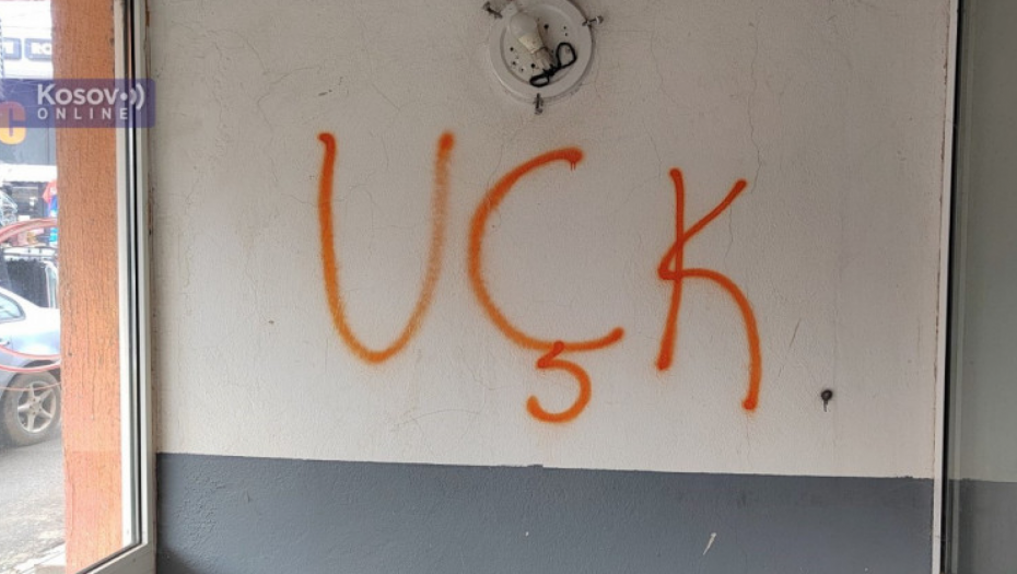 NOVA PROVOKACIJA SRBA NA KOSOVU Na zgradi u severnoj Mitrovici osvanuo grafit UČK - građani strahuju za svoju bezbednost!