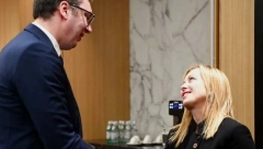 “SAGLASILI SMO SE DA JE INTEGRACIJA REGIONA OD ZNAČAJA ZA OČUVANJE MIRA” Vučić sa Meloni u Tirani (FOTO)