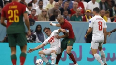 NEČUVENO Albanska zastava na meču Švajcarske i Portugala (FOTO)