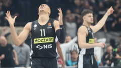 PARTIZAN PRESKUPO KOŠTALA OČAJNA PRVA ČETVRTINA Prekinuta pobednička serija crno-belih, "parni valjak" nemoćan u Izraelu