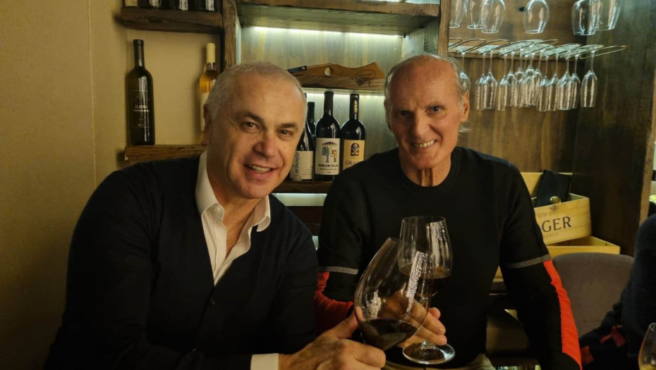 CRVENO-BELA PORODICA Zvezdan Terzić i Duško Ivanović nazdravili za nove pobede Zvezde (FOTO)