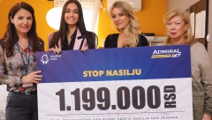 AdmiralBet nastavlja sa društveno odgovornim aktivnostima, prikupljeno 1.199.000 dinara za Sigurnu kuću u Beogradu