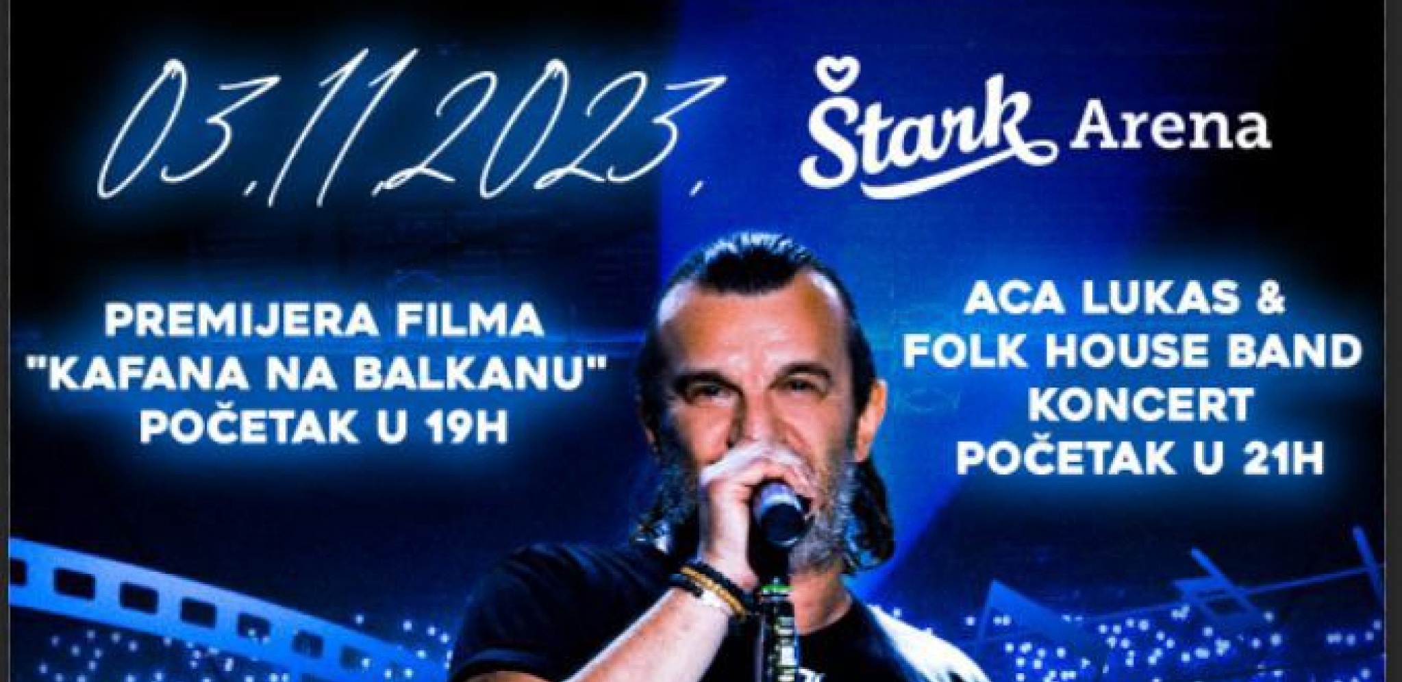 DVE SENZACIJE U ISTOM DANU: PREMIJERA FILMA "KAFANA NA BALKANU" I KONCERT ACE LUKASA