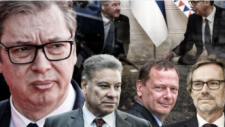 TAJKUN SE RADUJE "STEZANJU OBRUČA OKO VUČIĆA" Kao da predsednik predstavlja sebe u ovim teškim danima, a ne Srbiju i ceo naš narod na KiM!