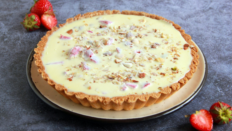 Brz kolač: Tart sa belom čokoladom