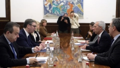 PREDSEDNIK SRBIJE RAZGOVARAO SA MINISTROM SPOLJNIH POSLOVA PORTUGALIJE Vučić se zahvalio na kontinuiranoj podršci koju pružaju u procesu evrointegracija naše zemlje