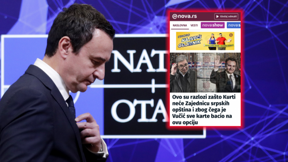 TAJKUNSKI MEDIJI PROTIV ZSO NA KOSOVU! Šolakovo lažljivo glasilo stalo na stranu teroriste Kurtija (FOTO)