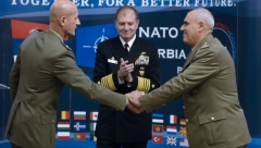 SVE JAČE VOJNO PARTNERSTVO Ceremonija primopredaje dužnosti šefa NATO vojne kancelarije za vezu u Beogradu