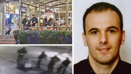 STRAVIČNI DETALJI MASAKRA ŠKALJARACA U ATINI Dobio je metak u čelo, glava mu je pala u tanjir