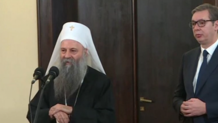 "SIGURNO ĆU BITI SA BRAĆOM ZAJEDNO NA KiM" Patrijarh Porfirije obratio se nakon sastanka sa predsednikom Vučićem