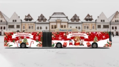 Јedinstveno pozorište na točkovima ”Novogodišnja čarolija” na ulicama Novog Sada