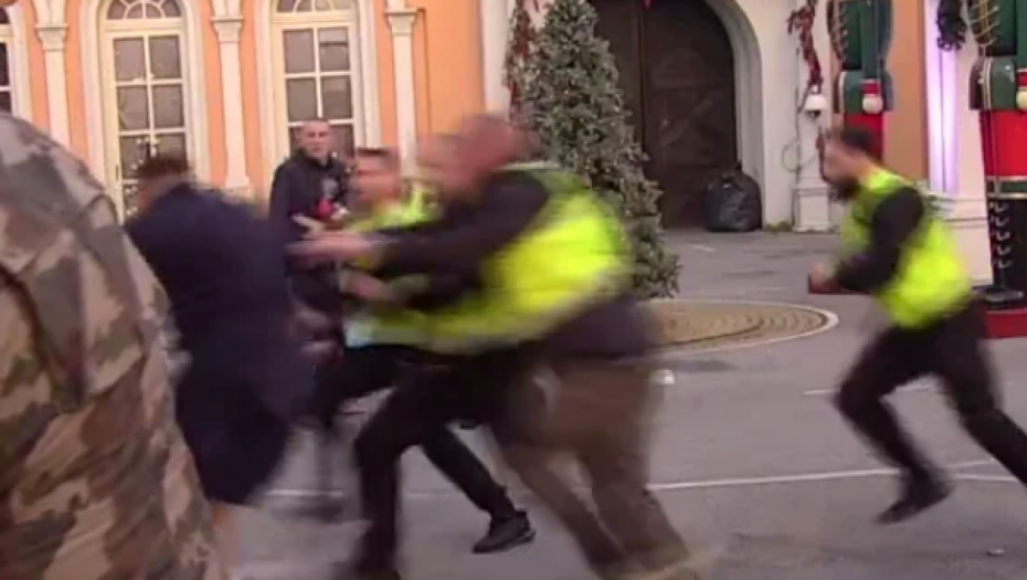 MILJAN KRVNIČKI NASRNUO NA LEPOG MIĆU Nastao BRUTALAN OKRŠAJ, obezbeđenje munjevito uletelo