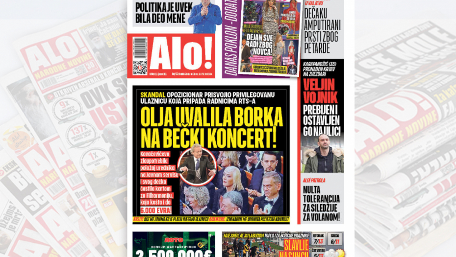 OLJA UVALILA BORKA NA BEČKI KONCERT!