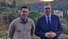 VUČIĆ ODGOVORIO MRZITELJIMA Ponosan sam što je Danilu ljubav prema RS i našem narodu na KiM važnija od svih drugih stvari! (FOTO)
