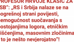 "SRBI MORAJU DA PRIZNAJU DA SU ZLOČINCI!" Šolakov omiljeni gost na televiziji pokrenuo jezivu kampanju protiv Srbije!