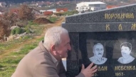 BOGDAN IZ TREBINJA KUKA NA SVOM GROBU Redovno si "isplače" nad samim sobom, a rodbina umire od smeha