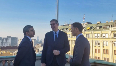 VUČIĆ SA ŠEIKOM OBIŠAO BEOGRAD NA VODI "Hvala prijateljima iz UAE što san dele sa nama"