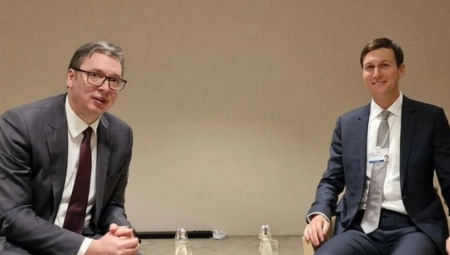 VUČIĆ SE SASTAO SA DŽAREDOM KUŠNEROM “Odličan razgovor o potencijalima Srbije za velike investicije”