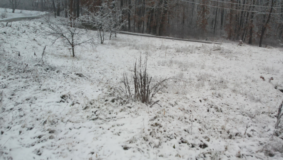 ŠTA JE SAD OVO? Danas je na Fruškoj gori osvanula ova neverovatna skulptura od snega (FOTO)