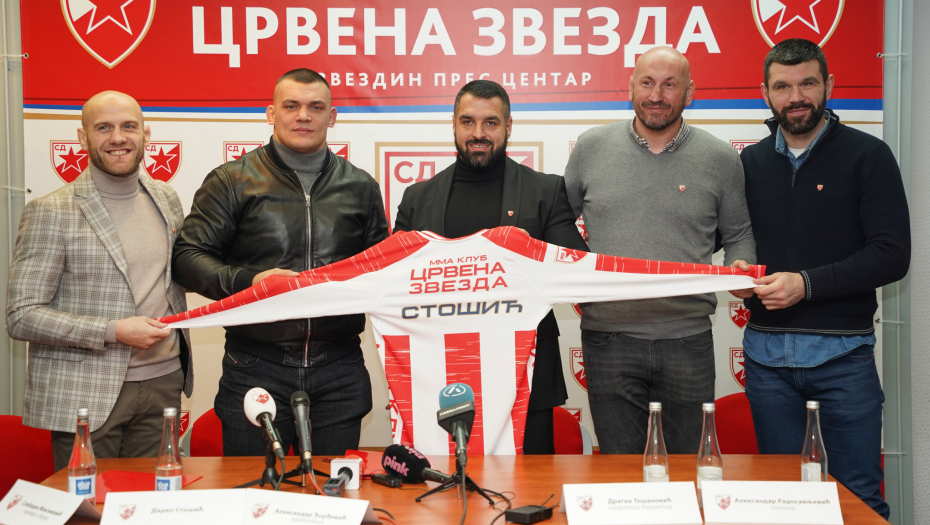 CRVENA ZVEZDA ŽELI DA SE POPNE NA KROV EVROPE MMA as Darko Stošić ponovo deo crveno-bele porodice