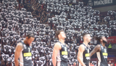 EVROLIGAŠKI RAT VEČITIH "Delije" brutalnom koreografijom podsetile na trojku Nedovića (VIDEO)