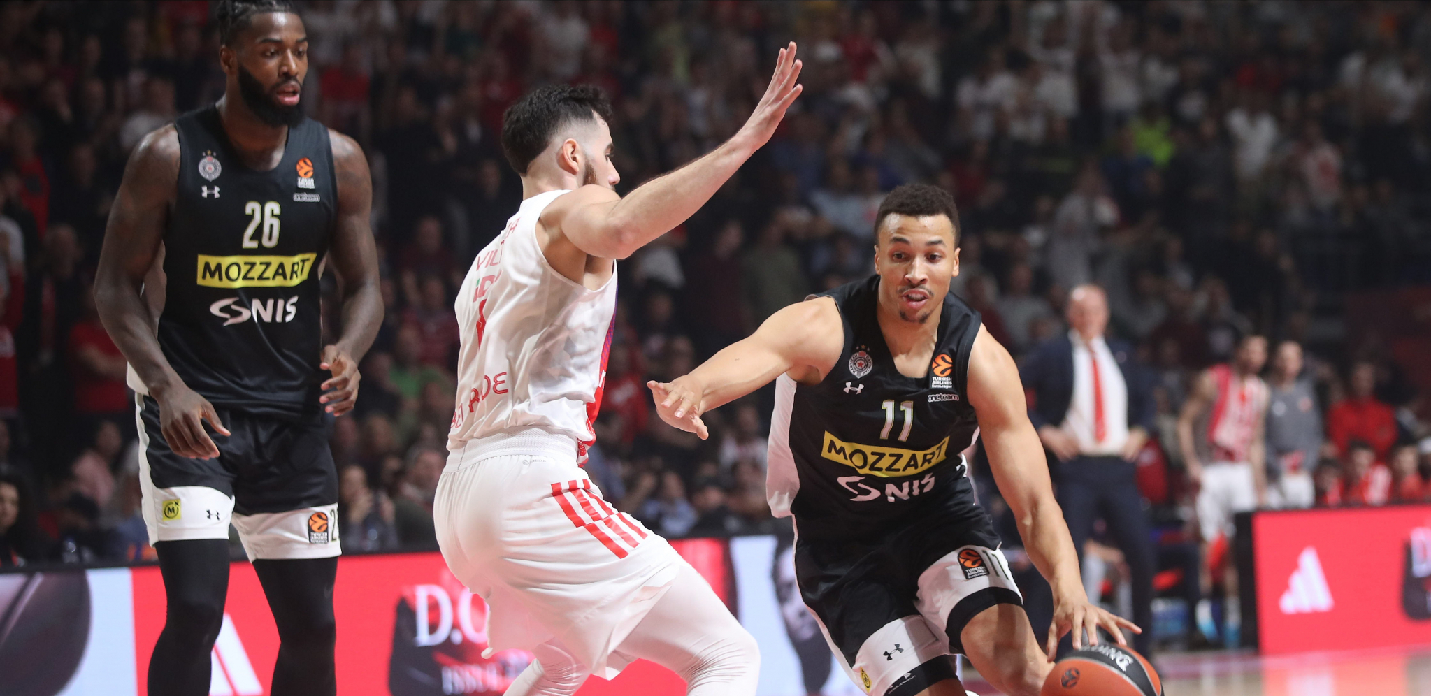 KREĆE BORBA ZA TOP 8 EVROLIGE Evo šta pobeda Partizana protiv Zvezde znači za srpske klubove