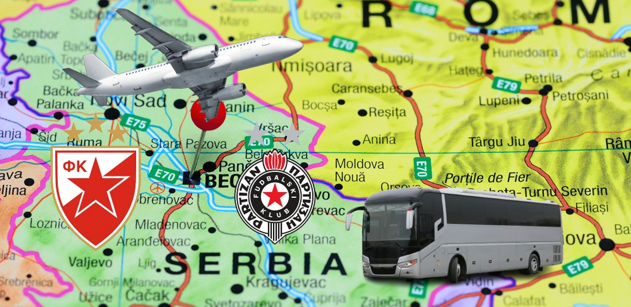 OD TRABZONA, JEREVANA, LARNAKE, HAMRUNA DO TURE PO SRBIJI Koliko su ove sezone Crvena zvezda i Partizan proputovali kilometara i šta ih još čeka? (FOTO)