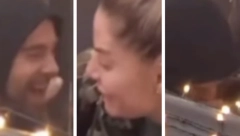 POLUBAC ZVEZDANA I ANE! Hit snimak kruži društvenim mrežama, Slavnić poljubio bivšu ženu, ONA NE SKIDA OSMEH SA LICA (VIDEO)