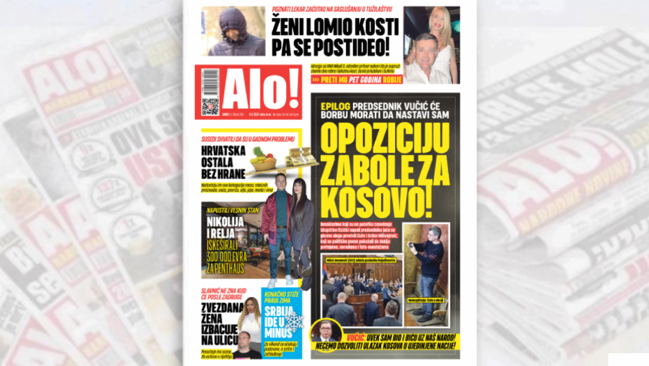 VUČIĆ ĆE BORBU MORATI DA NASTAVI SAM Opoziciju nije briga za Kosovo!