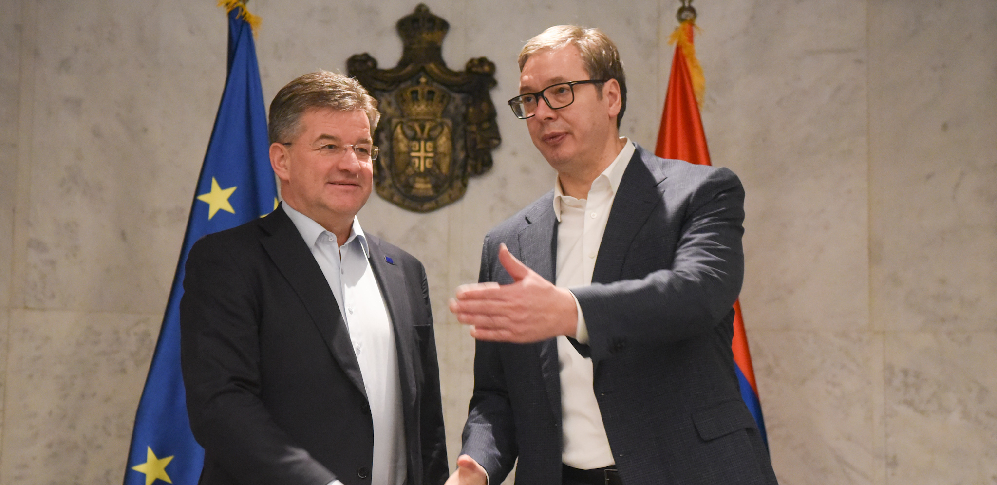 "OTVOREN I PRIJATELJSKI RAZGOVOR" Oglasio se Vučić nakon sastanka sa Lajčakom (FOTO)