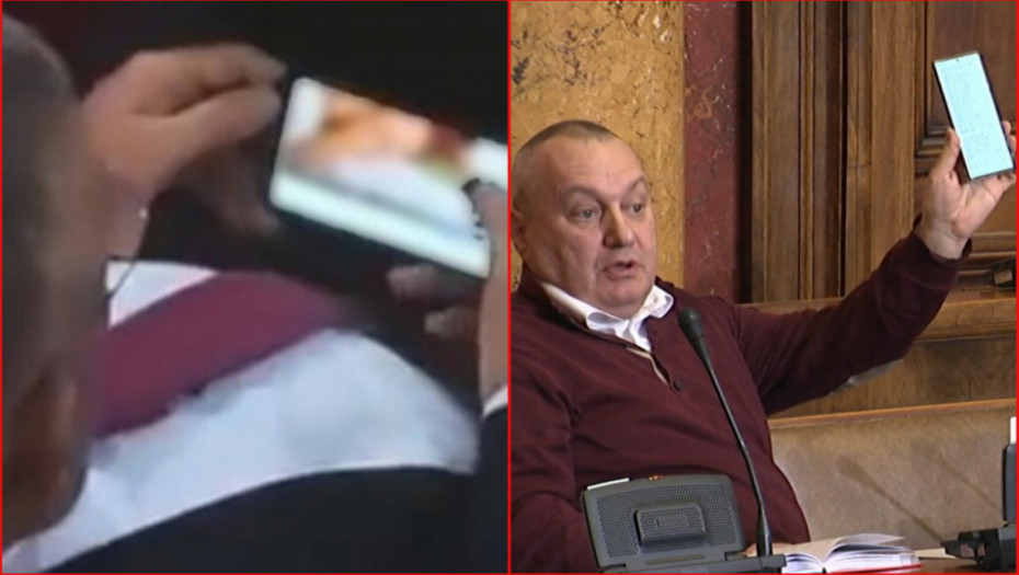 BRUKA Stević gledao filmove za odrasle, a pogledajte šta je Milivojević radio u u Skupštini Srbije (VIDEO)