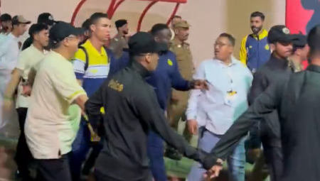 URNEBESAN PRIZOR Ovako obezbeđenje čuva Ronalda (VIDEO)