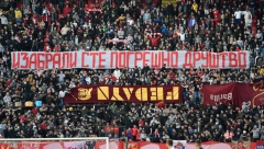 NA STADIONU ZVEZDE ZASTAVA KOJU TRAŽI CELA ITALIJA "Delije" razbesnele Rimljane, poruka upućena i Hrvatima (VIDEO)