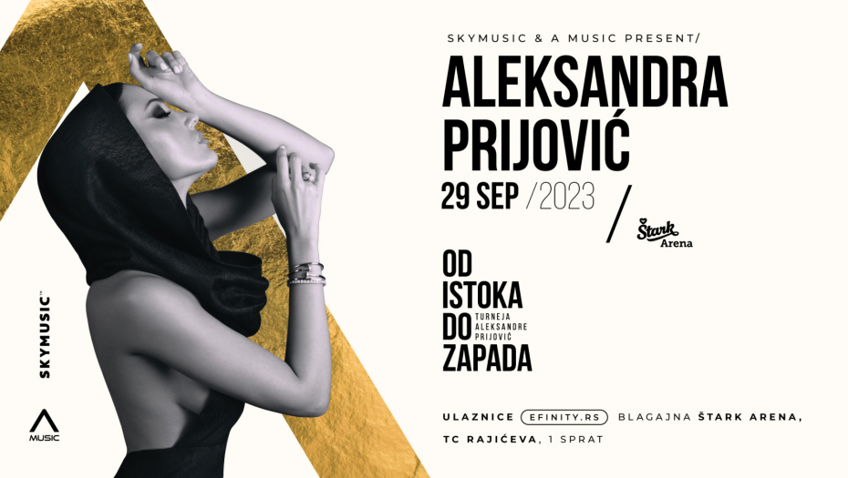 Danas počela zvanična prodaja ulaznica za koncert Aleksandre Prijović u beogradskoj Štark Areni