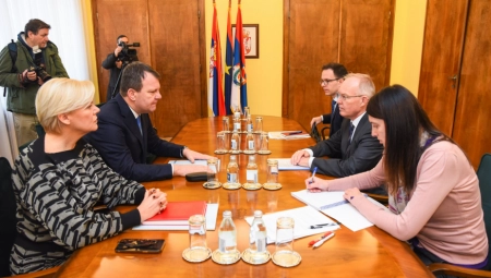 NASTAVAK SARADNJE Mirović razgovarao sa šefom Misije OEBS-a
