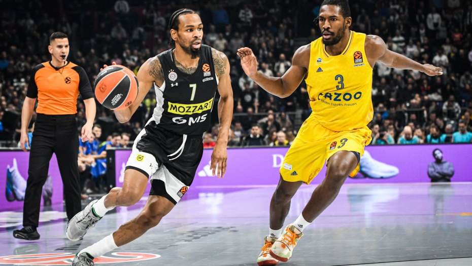 CRNO-BELI NASTAVLJAJU TRKU KA TOP 8 Partizan savladao Albu u grotlu "Arene", plej-of više nije tako daleko