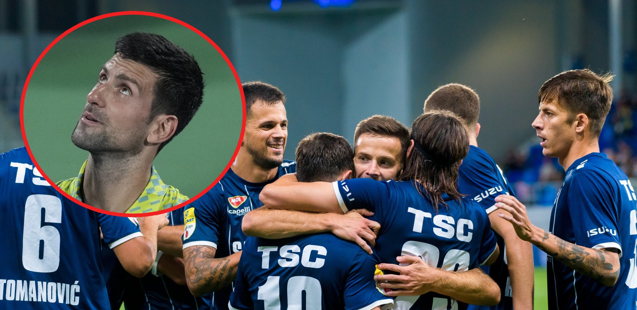 NOVAK KAO INSPIRACIJA SRPSKOM KLUBU Đokovićeva izjava ispisana na zidu svlačionice TSC-a, fudbalere motivišu ove Noletove reči (FOTO)