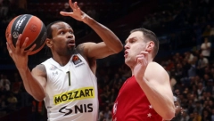 PORAZ CRNO-BELIH NA ŽOCOV ROĐENDAN Partizan poklekao u poslednjoj deonici i ubedljivo izgubio od Milana, predstoji velika borba za Top 8