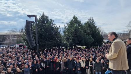 VUČIĆEVA PORUKA IZ VRANJA Najvažnije da sačuvamo KiM, mir i stabilnost