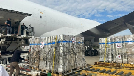 HUMANITARNA POMOĆ SRBIJE STIGLA U SIRIJU Kontingent dočekao ambasador Stojanović (FOTO/VIDEO)