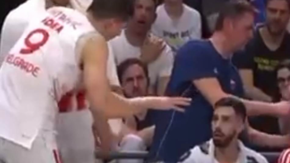 NAPETO NA KLUPI ZVEZDE Mitrović i Vildoza u klinču (VIDEO)