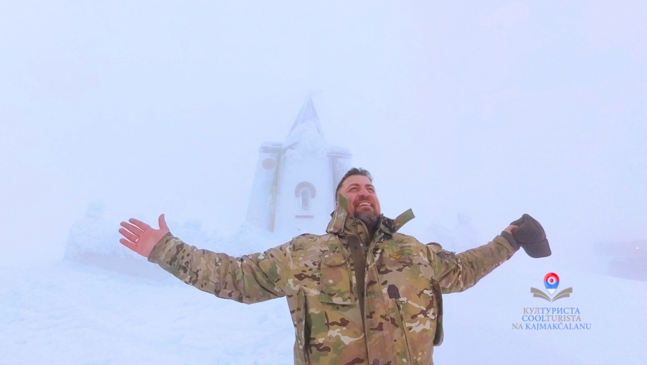 KULTURISTA NA KAJMAKČALANU!  Slavno mesto velike pobede srpske vojske (FOTO, VIDEO)